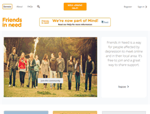 Tablet Screenshot of friendsinneed.co.uk